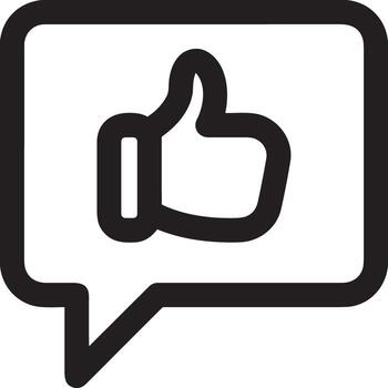 Comment icon image for element design of chat and communication symbol vector