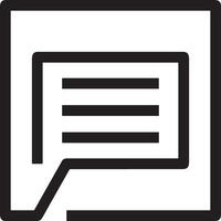 Comment icon image for element design of chat and communication symbol vector