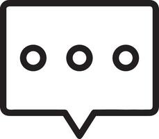 Comment icon image for element design of chat and communication symbol vector