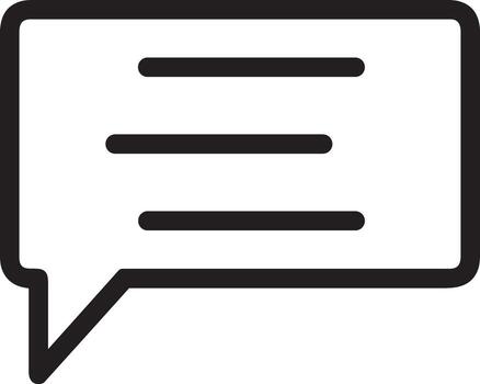 Comment icon image for element design of chat and communication symbol vector