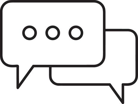 Comment icon image for element design of chat and communication symbol vector