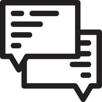 Comment icon image for element design of chat and communication symbol vector