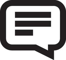 Comment icon image for element design of chat and communication symbol vector