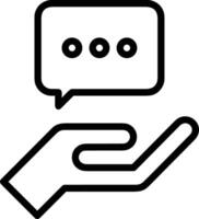 Comment icon image for element design of chat and communication symbol vector