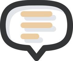 Comment icon image for element design of chat and communication symbol vector