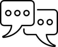 Comment icon image for element design of chat and communication symbol vector