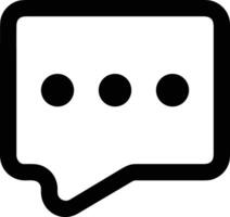 Comment icon image for element design of chat and communication symbol vector