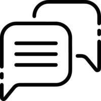 Comment icon image for element design of chat and communication symbol vector
