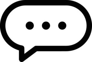 Comment icon image for element design of chat and communication symbol vector