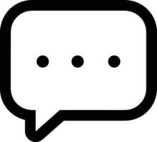 Comment icon image for element design of chat and communication symbol vector