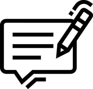 Comment icon image for element design of chat and communication symbol vector