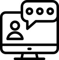 Comment icon image for element design of chat and communication symbol vector