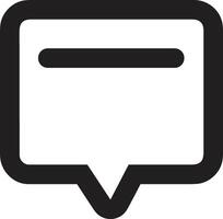 Comment icon image for element design of chat and communication symbol vector