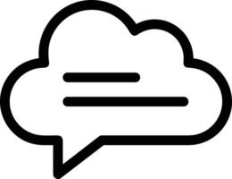 Comment icon image for element design of chat and communication symbol vector