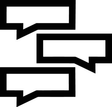 Comment icon image for element design of chat and communication symbol vector