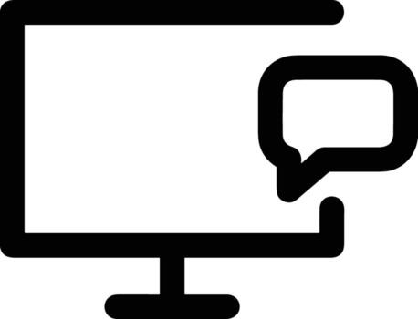 comentario icono imagen para elemento diseño de charla y comunicación símbolo vector