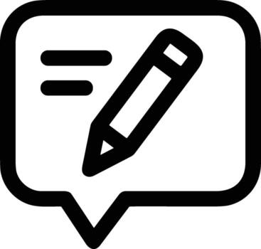 Comment icon image for element design of chat and communication symbol vector