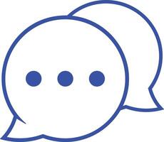 Comment icon image for element design of chat and communication symbol vector