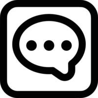 Comment icon image for element design of chat and communication symbol vector