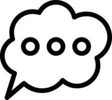 Comment icon image for element design of chat and communication symbol vector