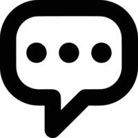 Comment icon image for element design of chat and communication symbol vector