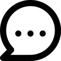 Comment icon image for element design of chat and communication symbol vector