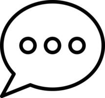 Comment icon image for element design of chat and communication symbol vector