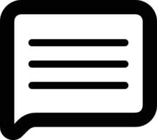 Comment icon image for element design of chat and communication symbol vector