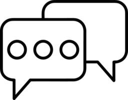 Comment icon image for element design of chat and communication symbol vector