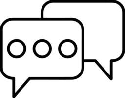 Comment icon image for element design of chat and communication symbol vector