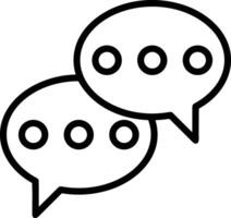 Comment icon image for element design of chat and communication symbol vector