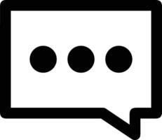 Comment icon image for element design of chat and communication symbol vector