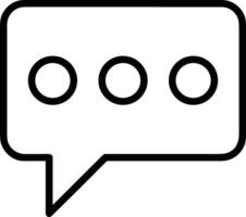 Comment icon image for element design of chat and communication symbol vector