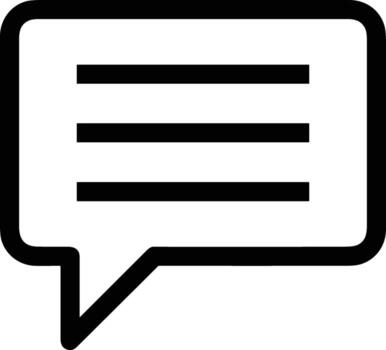 comentario icono imagen para elemento diseño de charla y comunicación símbolo vector