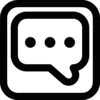 Comment icon image for element design of chat and communication symbol vector