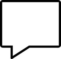 Comment icon image for element design of chat and communication symbol vector