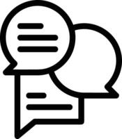 Comment icon image for element design of chat and communication symbol vector