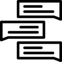 Comment icon image for element design of chat and communication symbol vector