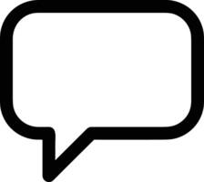 Comment icon image for element design of chat and communication symbol vector