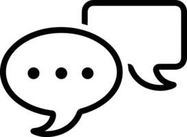 Comment icon image for element design of chat and communication symbol vector