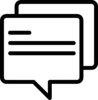 Comment icon image for element design of chat and communication symbol vector