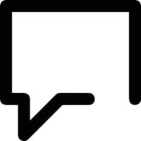 Comment icon image for element design of chat and communication symbol vector