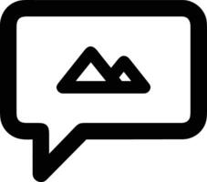 Comment icon image for element design of chat and communication symbol vector