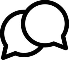 Comment icon image for element design of chat and communication symbol vector