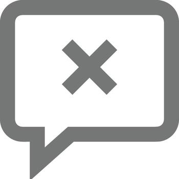 Comment icon image for element design of chat and communication symbol vector