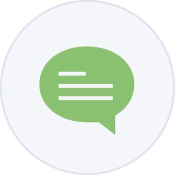 comentario icono imagen para elemento diseño de charla y comunicación símbolo vector