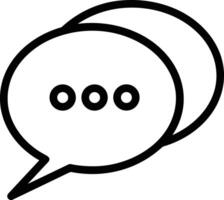 Comment icon image for element design of chat and communication symbol vector