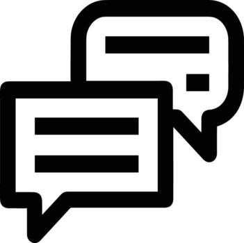 Comment icon image for element design of chat and communication symbol vector