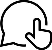 Comment icon image for element design of chat and communication symbol vector