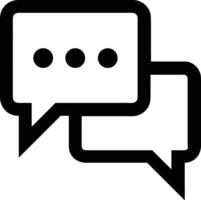 Comment icon image for element design of chat and communication symbol vector